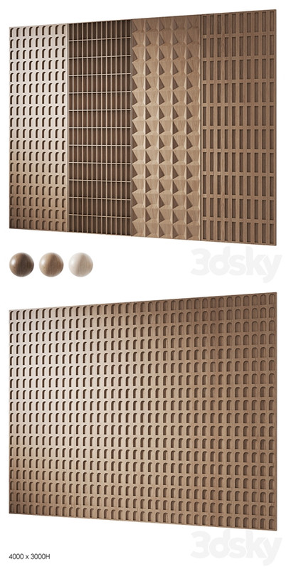 Decorative wood panels 4